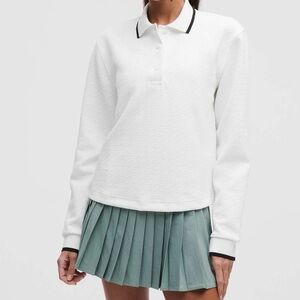 lululemon Textured Long-Sleeve Tennis Polo